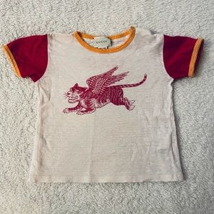 Gucci Boys Flying Tiger Cat Shirt
